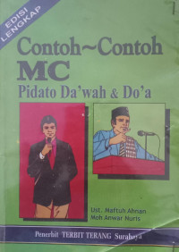 Image of Contoh-contoh MC, Pidato Dan Da'wah