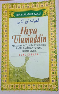 Image of Ihya Ulumuddin Buku ke 6