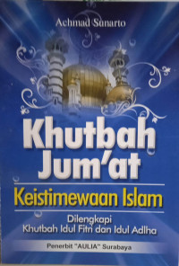 Image of Khutbah Jum'at Keistimewaan Islam